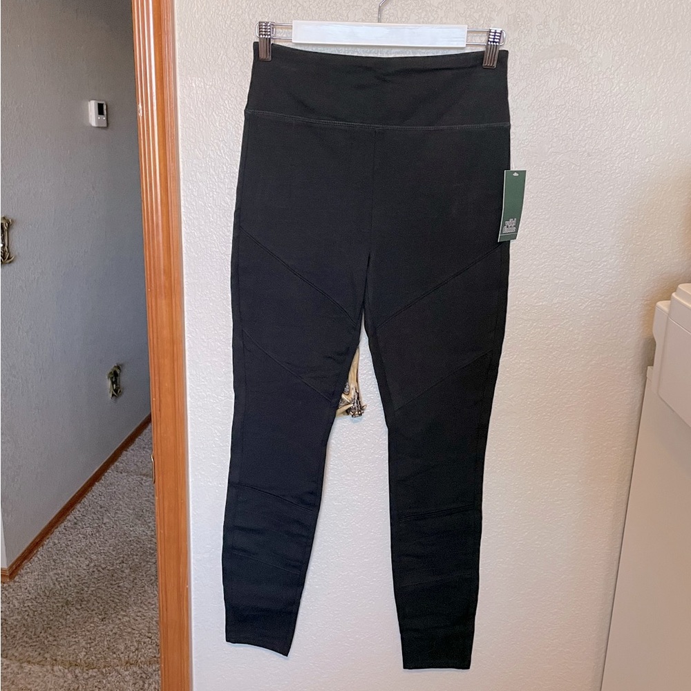 Black moto leggings